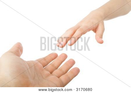 Reaching Hands