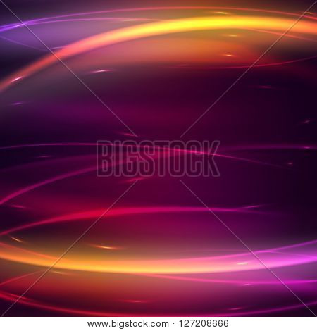 Background circle light effect or gold glow lights isolated vector illustration. Light effect or gold glow lights on colorful background. Tornado light effect vector. Magic light effect swirl shape. Shiny lights effect. Round rays with lights effect. Ligh