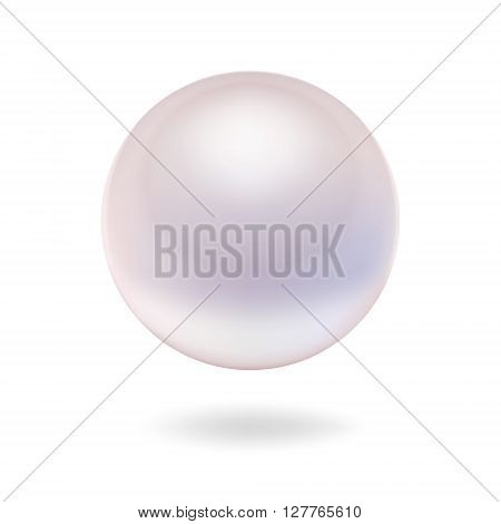 Realistic pearl. Pearl icon vector, isolated vector pearl, pearl image, pearl template, pearl design. Vector EPS10 illustration.