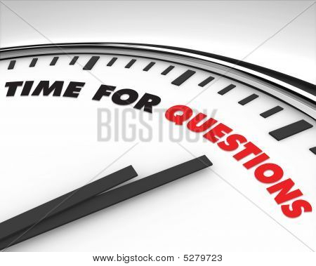 Time For Questions - Clock