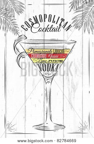 Cosmopolitan cocktail