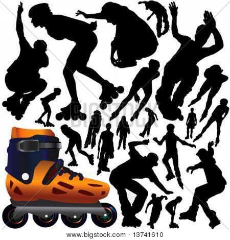 Rollerblade vektori 2