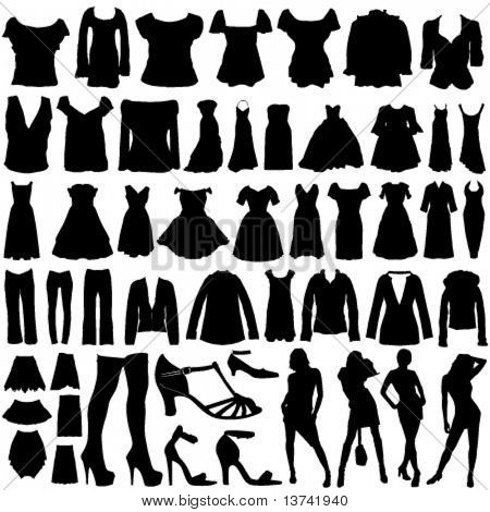 fashion clothes vector