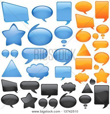 dialog bubbles vector