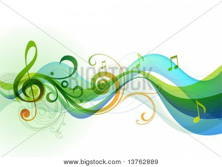 Abstract background musical