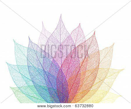 Leaf abstract background. Vector, EPS 10.