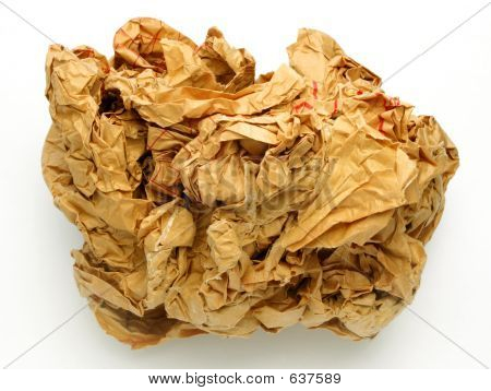 Crumpled Paper Ball