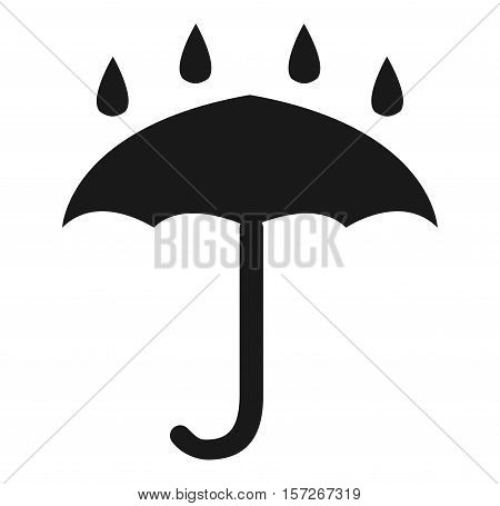 a waterproof icon on a white background