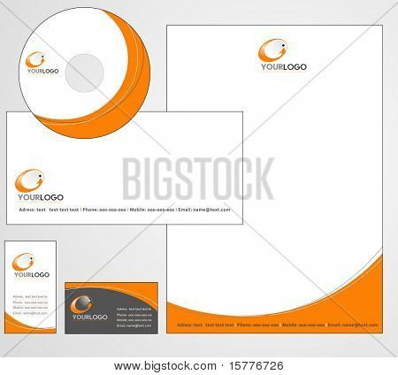 Letterhead Template design - vector