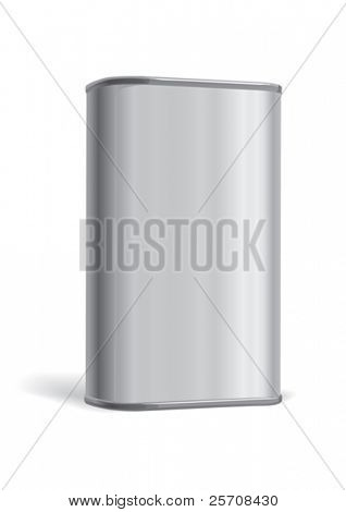 Metal box, vector