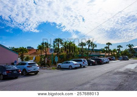 Siesta Key, Usa - May 11, 2018: The Beach Hotel Or Siesta Beach Resort And Suites At Siesta Key At F