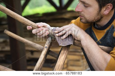 Wooden furniture restoration