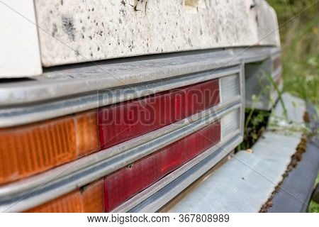 Old Abandoned Rusty Vehicles, Crushed Cars In Scrapyard, Junk Yard Needed To Be Utilised And Reused 