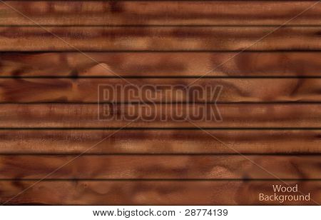 Dark wood planks