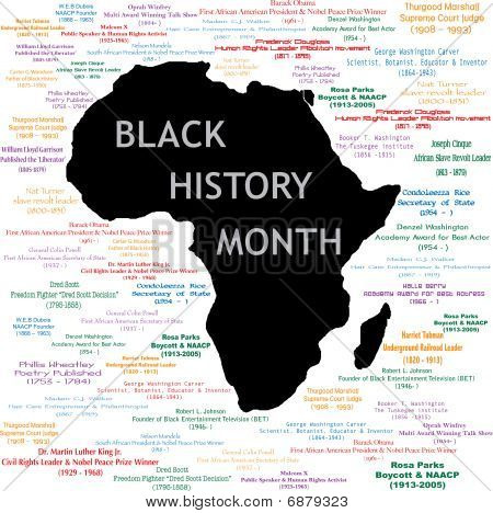 Black History Month Collage