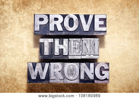 Prove Them Wrong