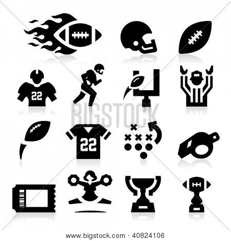 US-amerikanischer American-Football-Icons