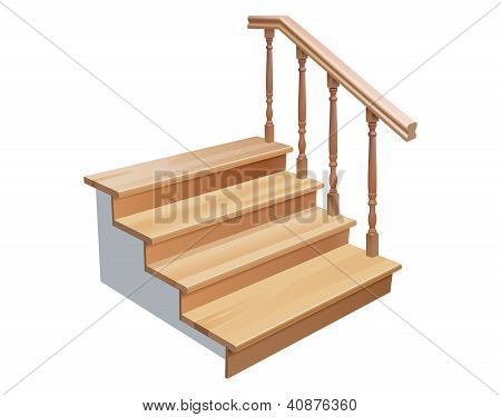 Escaleras de madera