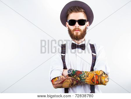 Portrait Of A Stylish Hipster