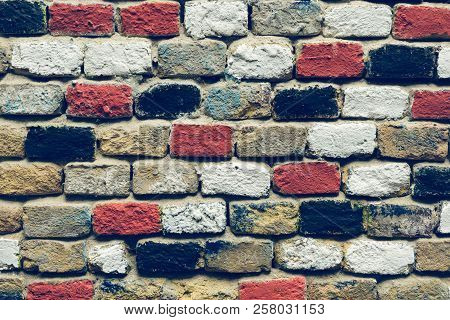 Background image. Brick wall background. Colored brick wall background. Brick wall texture background. Brick wall pattern background. Brick wall. Backgrounds. Copy space.