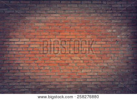 Brick Wall Texture Or Brick Wall Background. Brick Wall For Interior Exterior Decoration And Industr