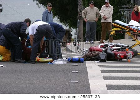 Motorcycle accident