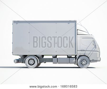 3d Postal Truck, Express, Fast Delivery, 3d White Delivery Truck Icon, Transporting Service, Freight Transportation, Packages Shipment, International Logistics, 3d Postal Truck, 3d Home Delivery Sign