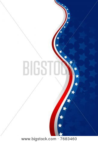 American flag background