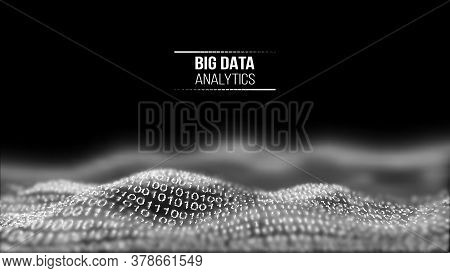 Big Data Analytics Black Technology Background. Coding And Programming. Internet Technology Backgrou