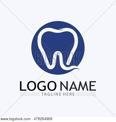 Dental Logo Design Vector Template.creative Dentist Logo. Dental Clinic Vector Logo.