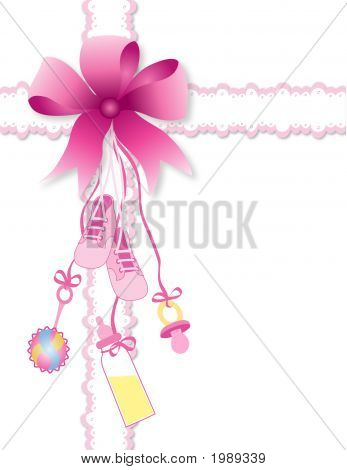 Baby Girl Greeting Card