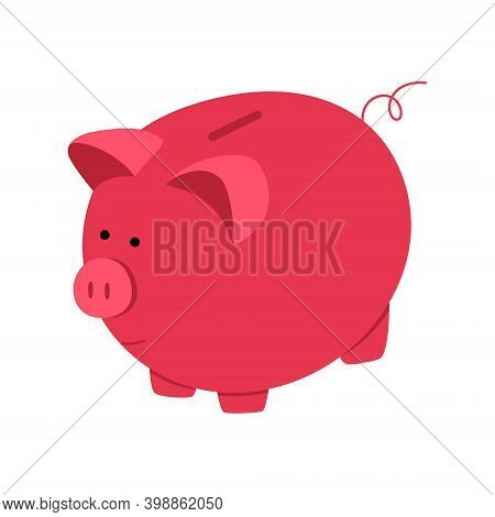 Piggy Bank. The Metaphor Of Accumulating And Saving Money Bank Deposit Investment Passive Income. St