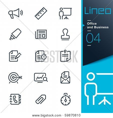 Lineo - Office and Business icons