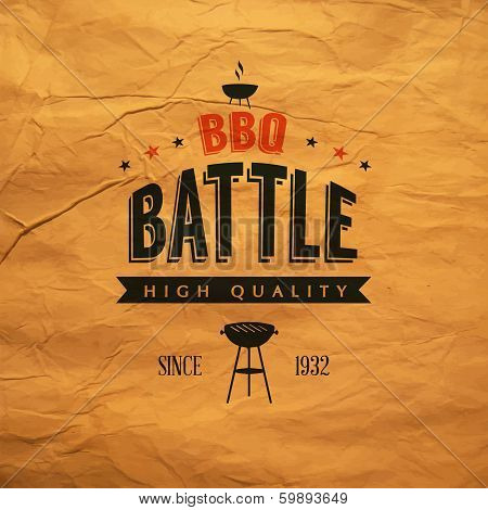 Bbq Battle Label