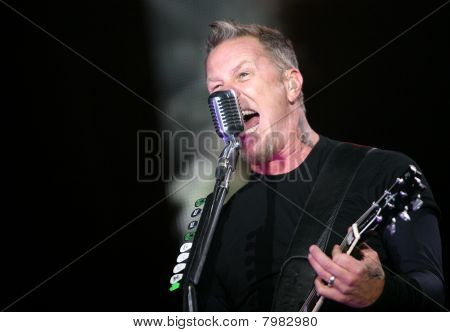 Frontman of american metal group Metallica James Hetfield