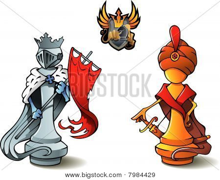 Chess set: Kings