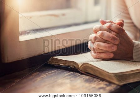 Woman with Bible