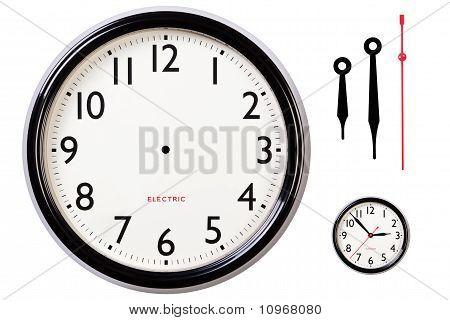 Blank Clock Face And Hands