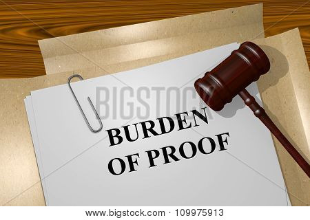 Burden Of Proof Concept