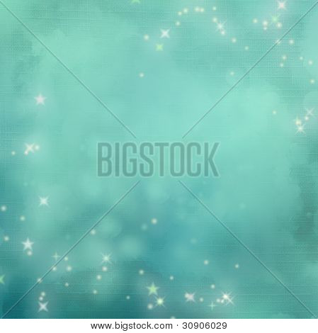 Mystical Blue Abstract Background.