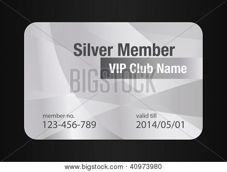 Silber-vip-Club-Karte