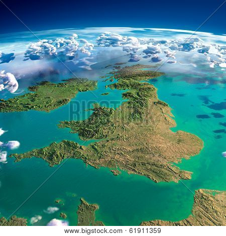 Fragments Of The Planet Earth. United Kingdom And Ireland