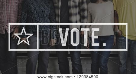 Vote Voter Choice Election Polling Voting Poll Concept