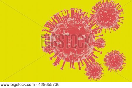 Coronavirus Disease Covid-19 Infection Medical Illustration. China Pathogen Respiratory Influenza Co