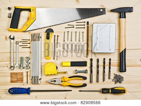 Assorted Woodwork And Carpentry Or Construction Tools