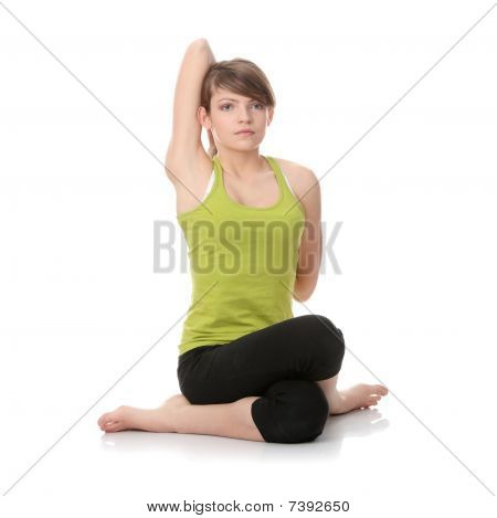 Teen Girl Exercising