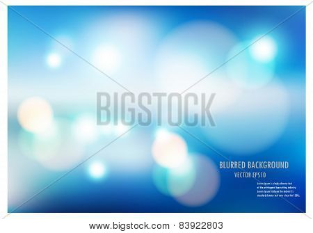 Vector Illustration Of Soft Colored Abstract Blurred Light Background Layout Design , Can Be Use For