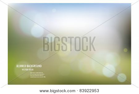 Vector Illustration Of Soft Colored Abstract Blurred Light Background Layout Design , Can Be Use For