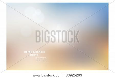 Vector Illustration Of Soft Colored Abstract Blurred Light Background Layout Design , Can Be Use For