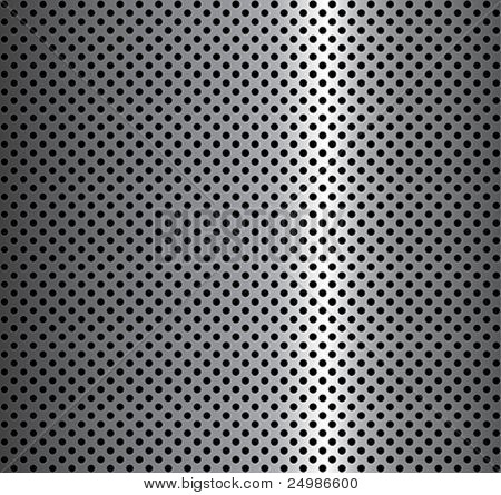 metal background with circles